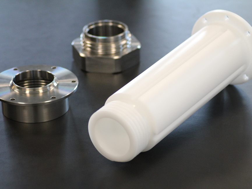 Et eksempel på en komponent, der er konverteret fra metal til POM.