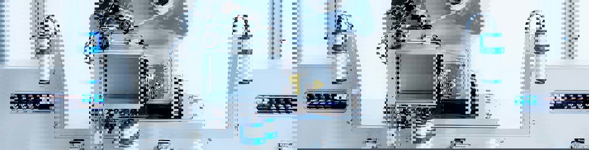 A labelling machine from LSS is adding labels to a subject