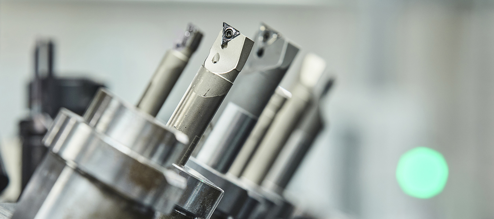 A selection of drills for the CNC lathes at Induflex's production