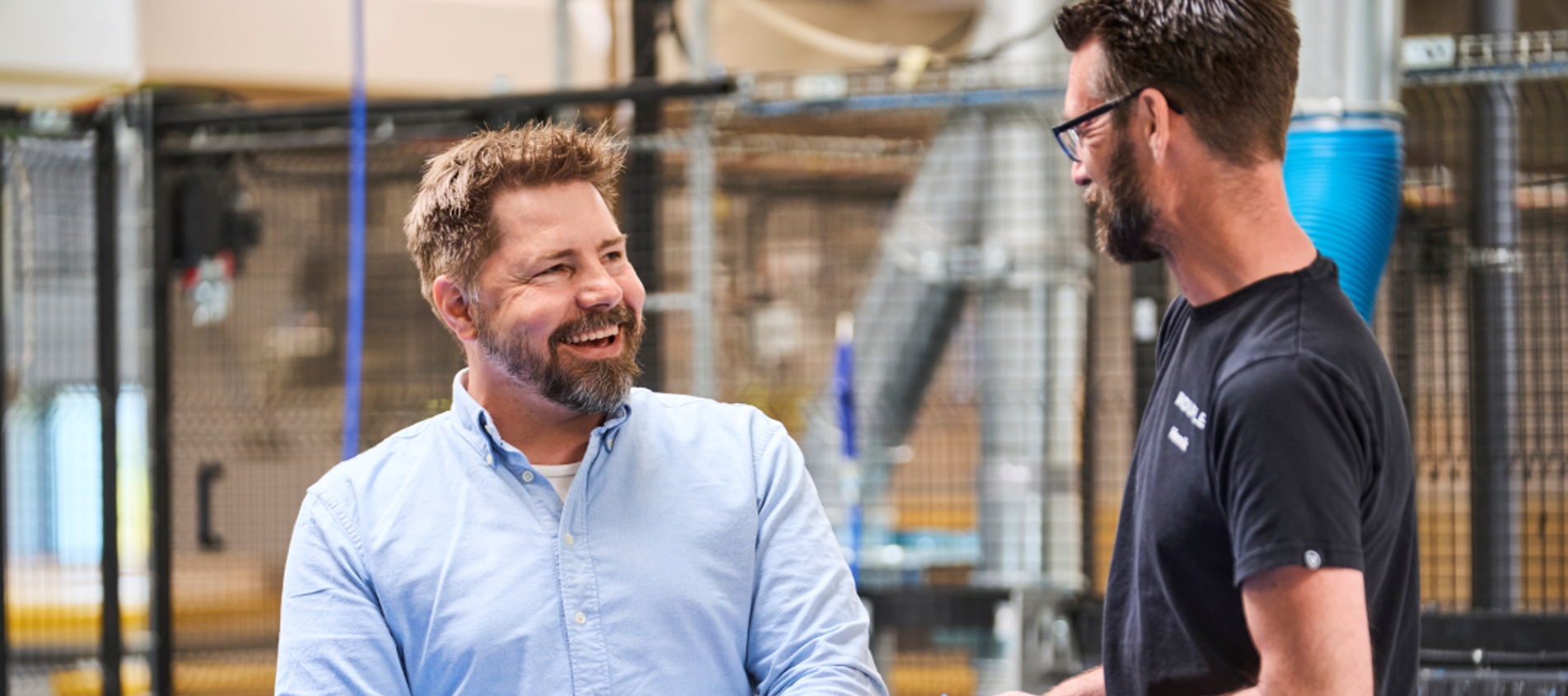 Hos Induflex har vi det sjovt på arbejdet. 