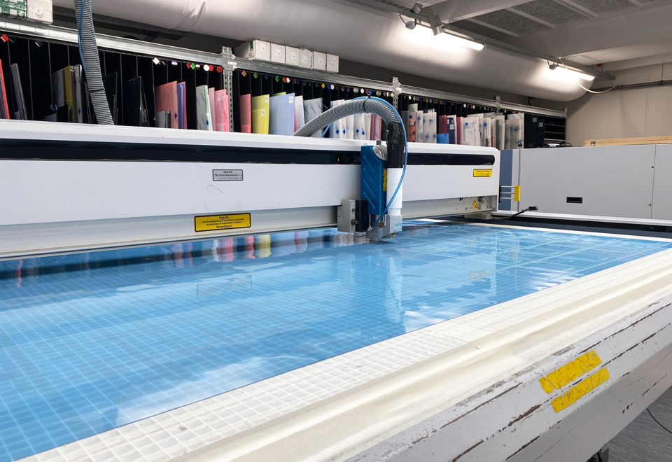 PET sheets in the laser