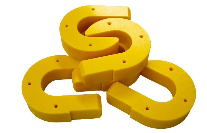 PEHD maskindele til logistikindustrien.