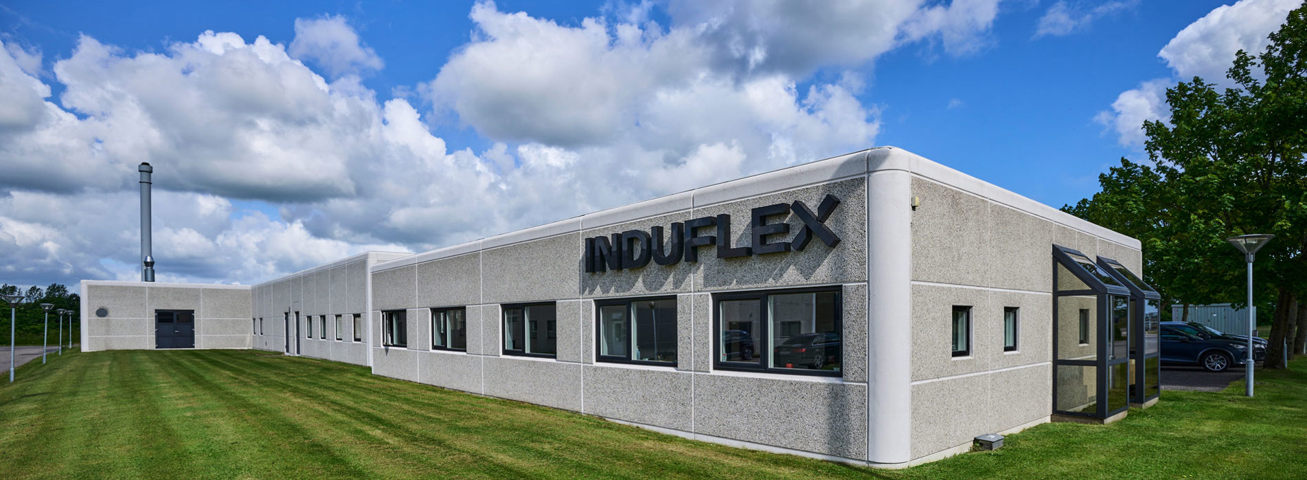 The building of Induflex om Hagensvej i Støvring.