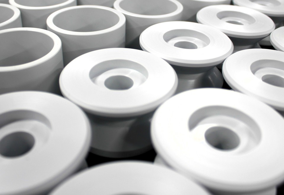 Larger serial production of PTFE components.