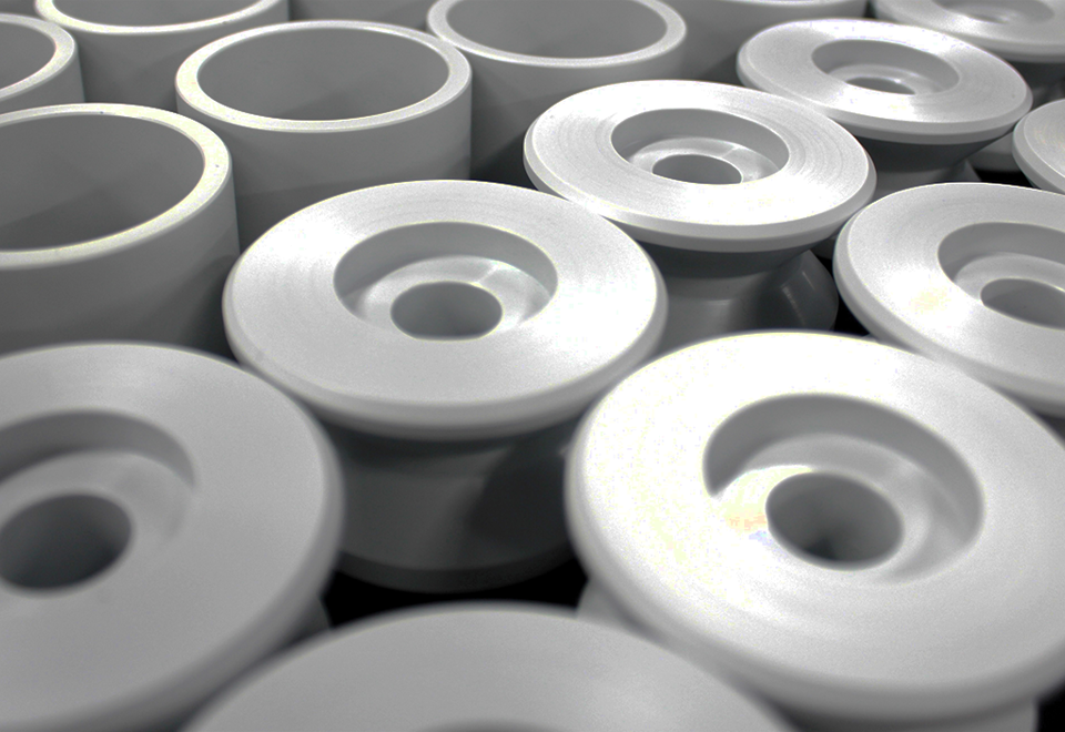 Larger serial production of PTFE components.
