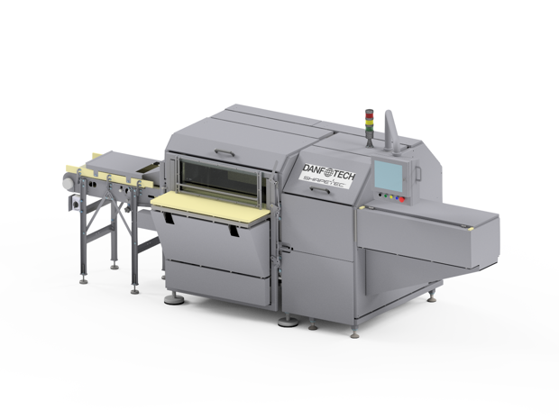 En rendering af en Shapetech maskine fra Danfotech
