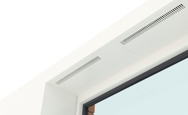Built-in ventilating system with a cover solution from Induflex