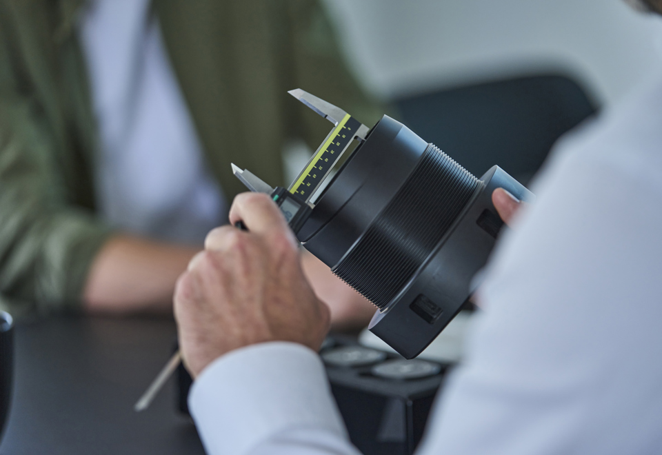 Plastic is a good construction material for machine parts.