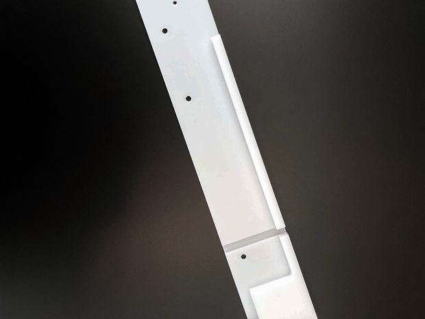 Plastic part for a machine made in POM plastics
