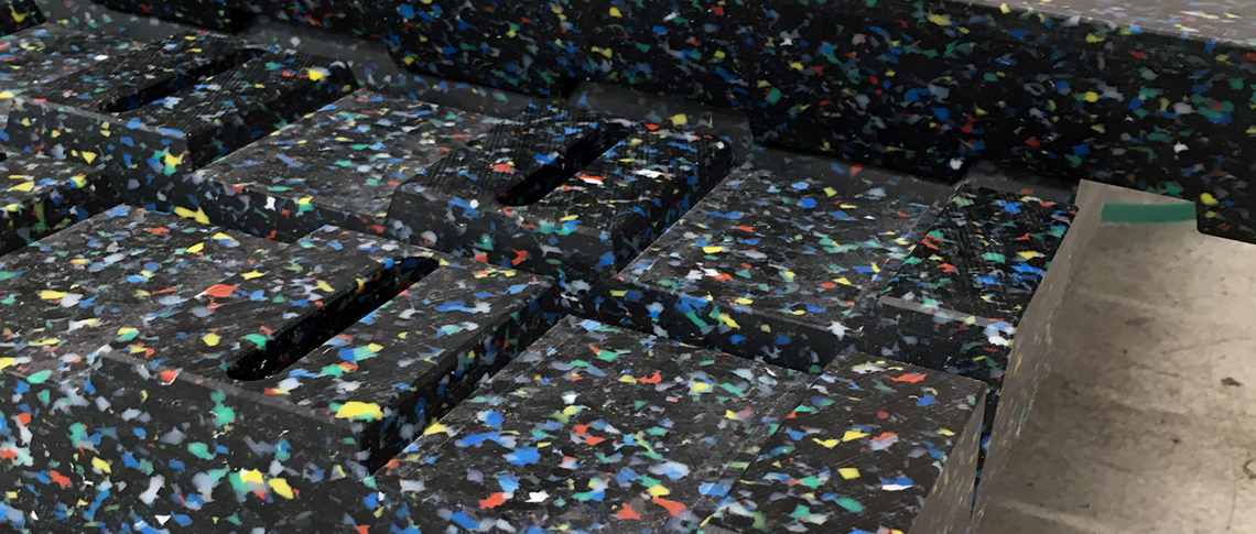 Milled toothed wheels in plastic