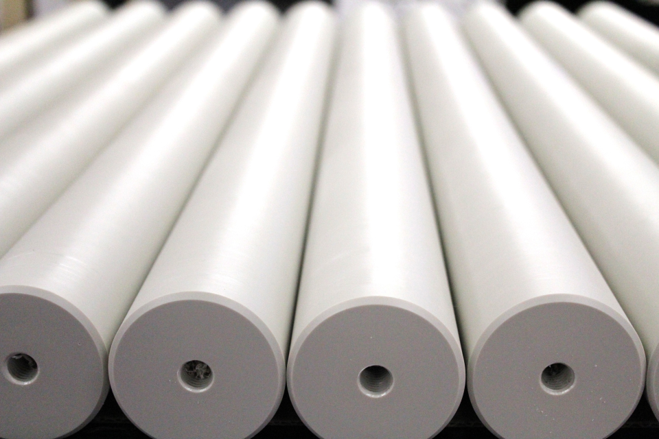 Ruller i PP (polypropylen).