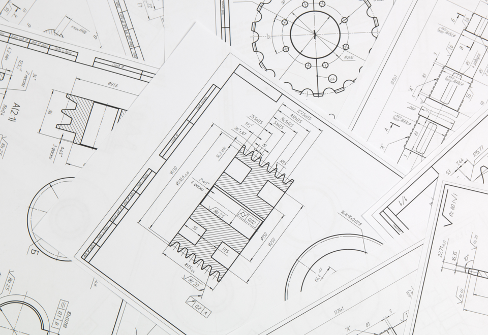 Industrielle design tegninger.