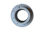 A grey object of PET-P with added Teflon to increase the slide ability 